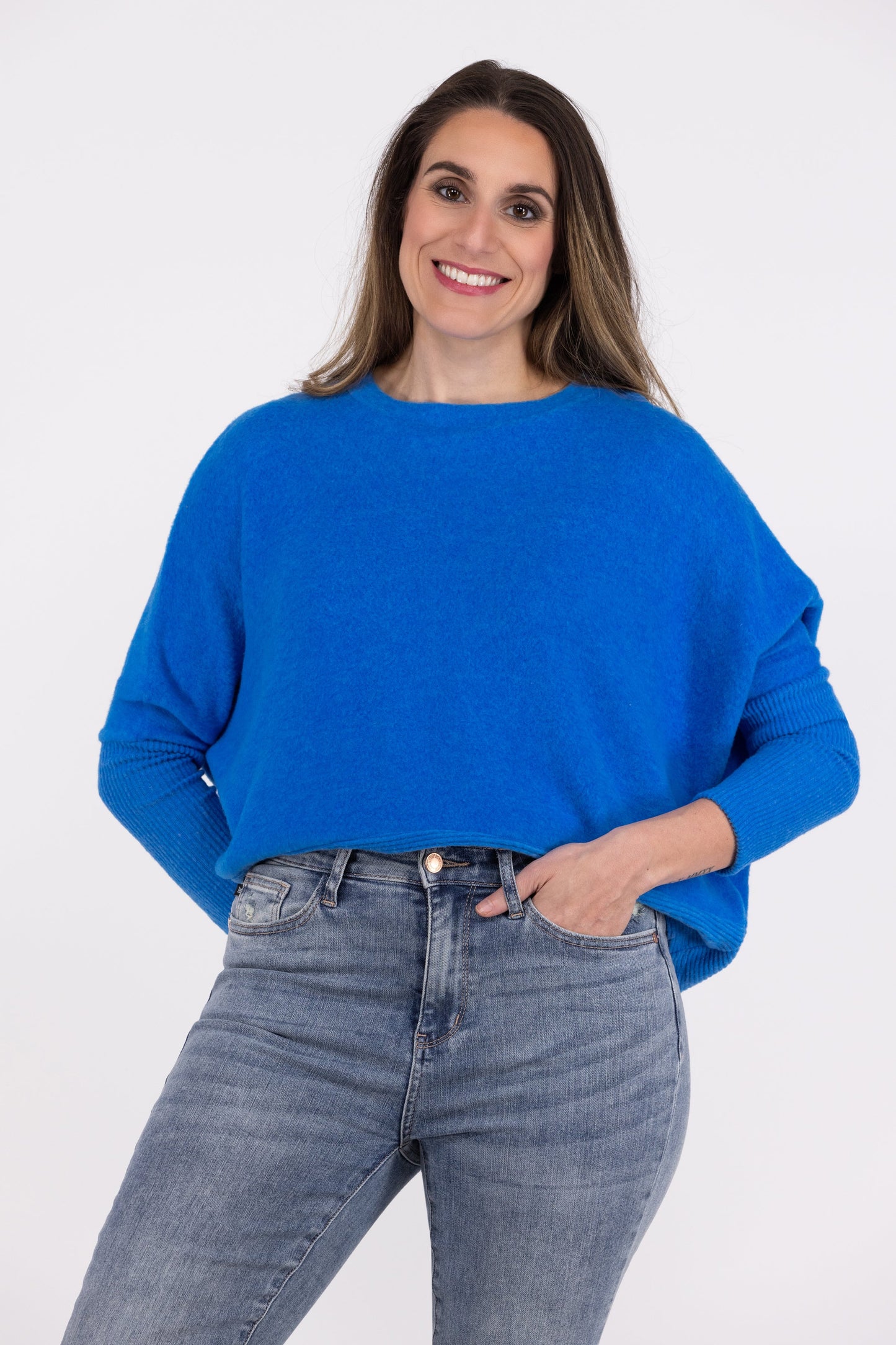 Texts To You Women's Everyday Dolman Sleeve Sweater