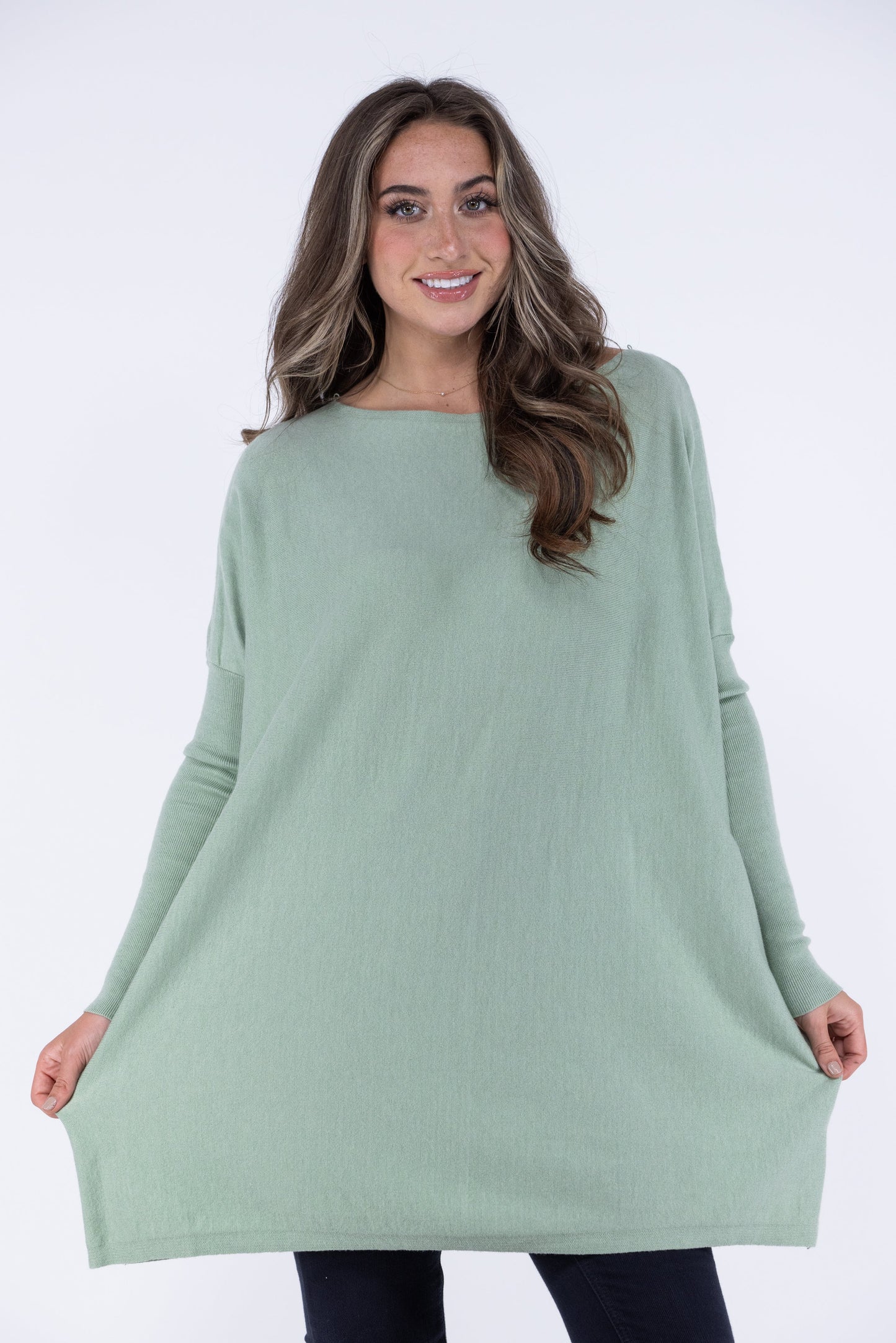 Always Welcome Women's Tunic Sweater