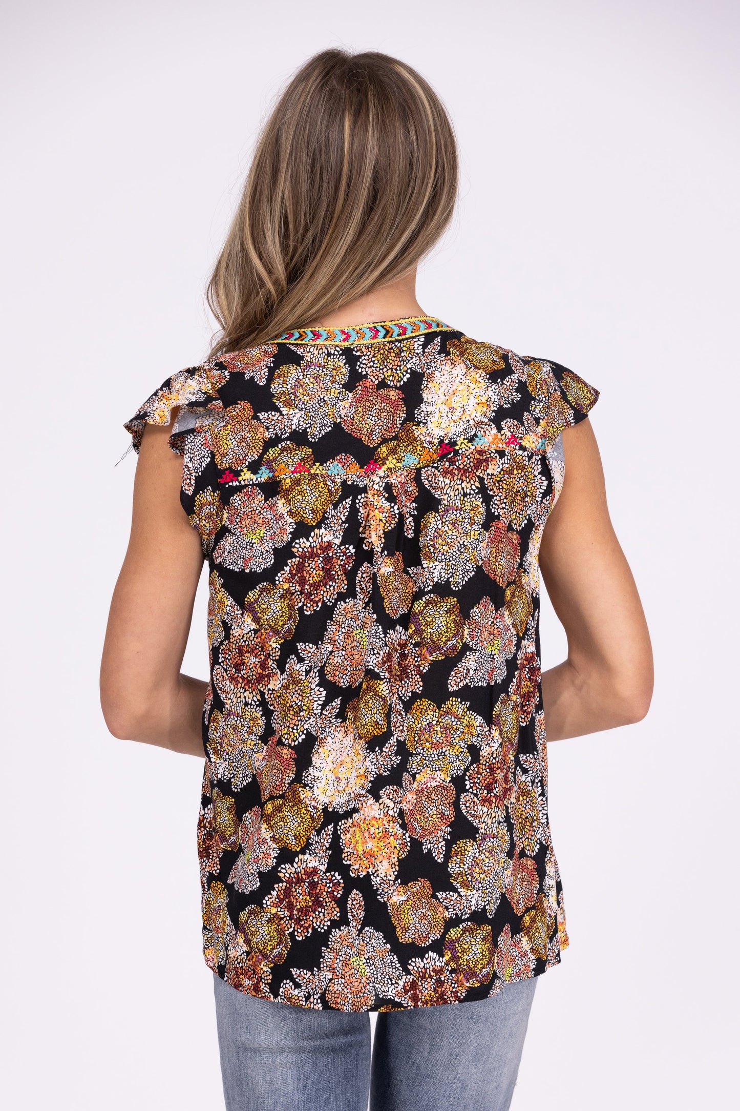 Soulful Strut Women's Colorful Short Sleeve Top