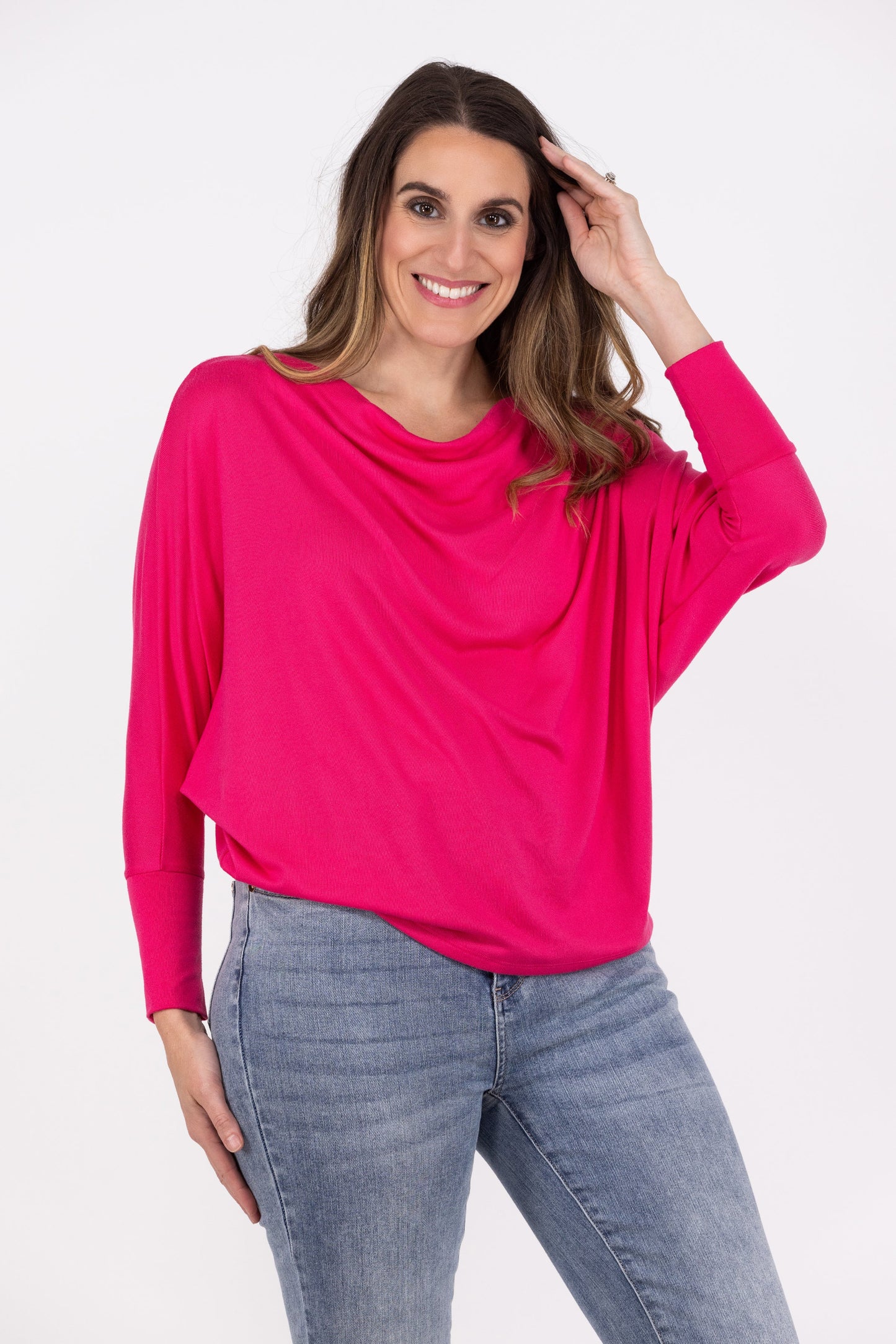 Ride The Line Women's Slouchy Long Sleeve Top