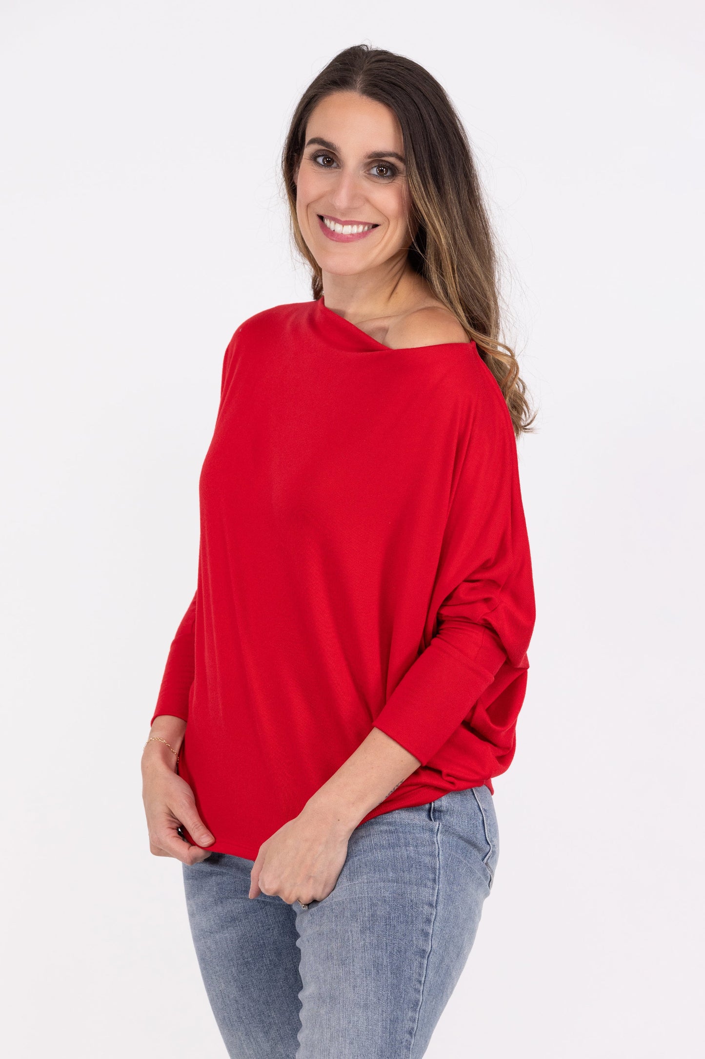 Ride The Line Women's Slouchy Long Sleeve Top