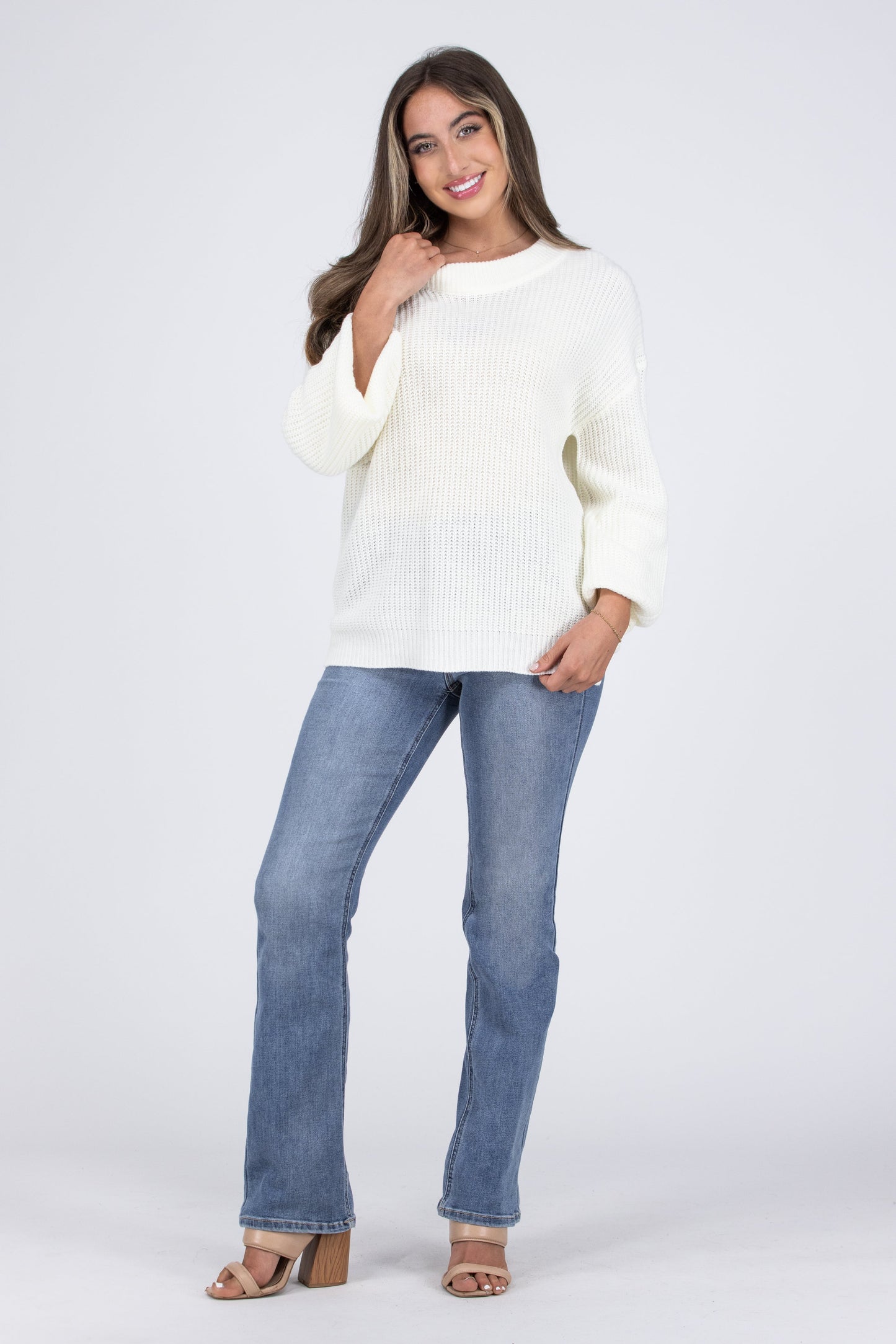 It's What's Inside That Counts Women's Side Slit Sweater