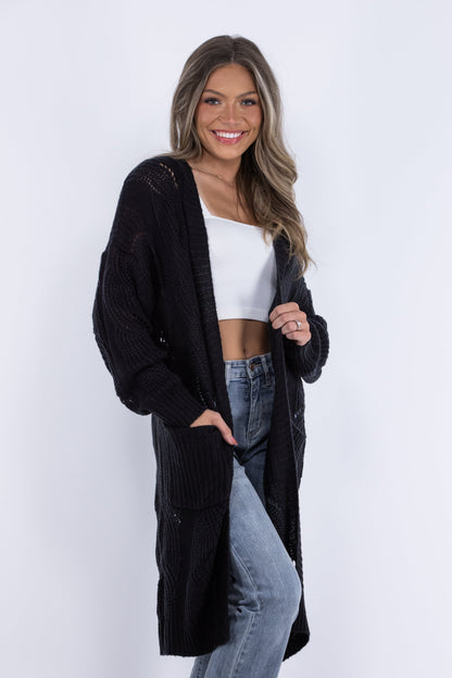 By The Seaside Women's Chunky Knit Cardigan