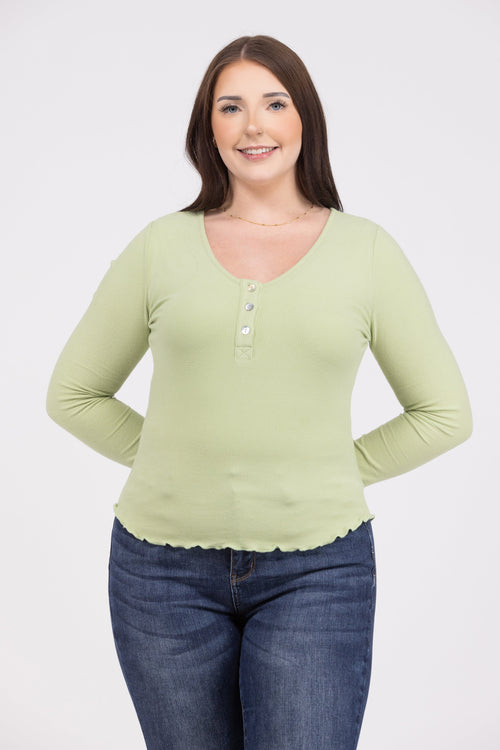 Don't Need You Women's Scoop Neck Long Sleeve Top
