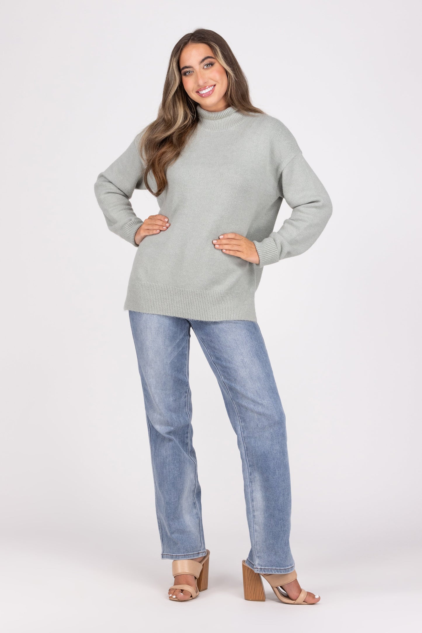 Brightest Days Women's Straight Hemline Sweater