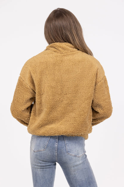 Friendly Fuzziness Women's Cozy 1/4 Zip Jacket