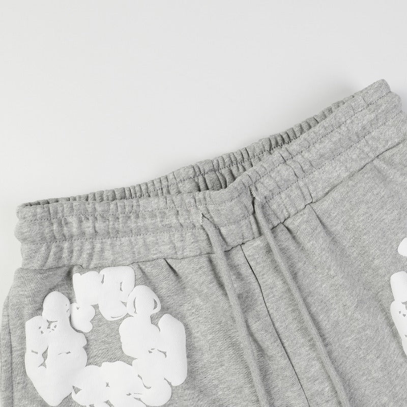 Denim Tears Outfit:T Shirt/Shorts (Separate Purchase Options) Loose Short Sleeve T-shirt Casual Shorts Suit