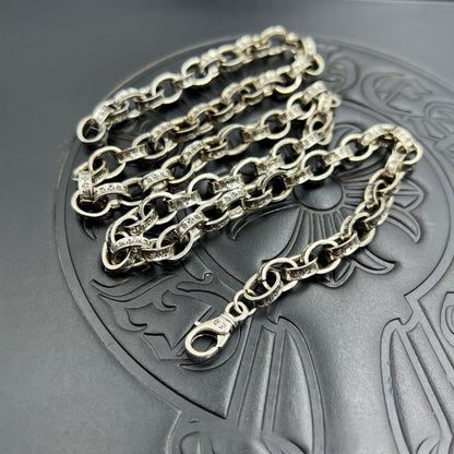 Chrome Hearts Necklace Cross Letter Necklace Vintage Men's and Women's Same