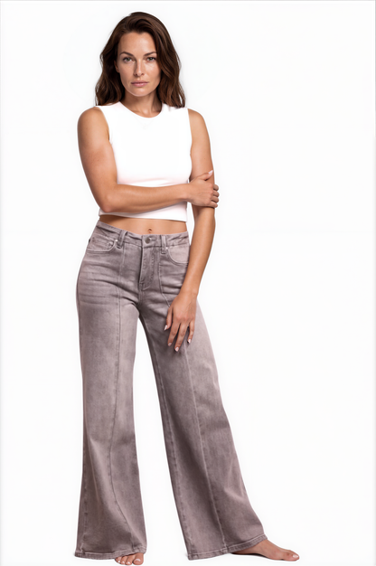 The Storm High-Rise Tummy Control Wide Leg Denim - Three Inseams