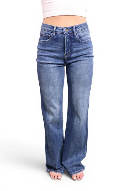 The Brynn High-Rise Tummy Control Flare Leg Jeans