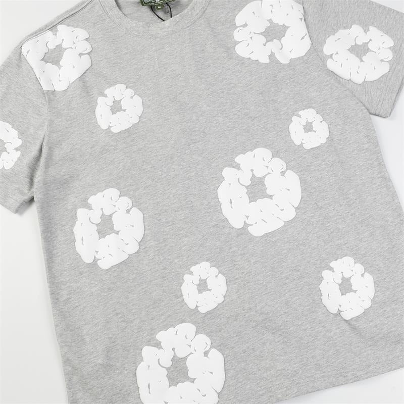 Denim Tears Outfit:T Shirt/Shorts (Separate Purchase Options) Loose Short Sleeve T-shirt Casual Shorts Suit