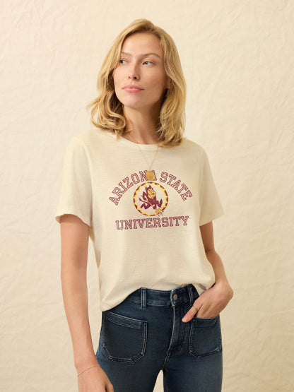 Arizona State University Sunwashed Essential Tee - Lemon Sorbet