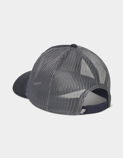 Leather Patch Dano Hat in Charcoal