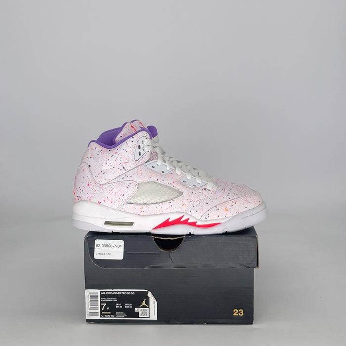 AIR JORDAN 5 EASTER CT1605-100 SIZE 7/8.5W GS