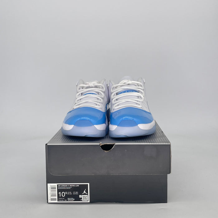 AIR JORDAN 11 LOW UNIVERSITY BLUE FV5104-100 SIZE 10.5/12W