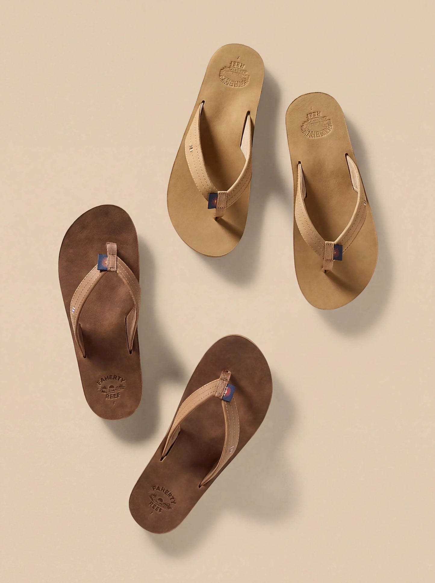 Faherty X REEF Drift Away Flip Flop - Cuban Sands