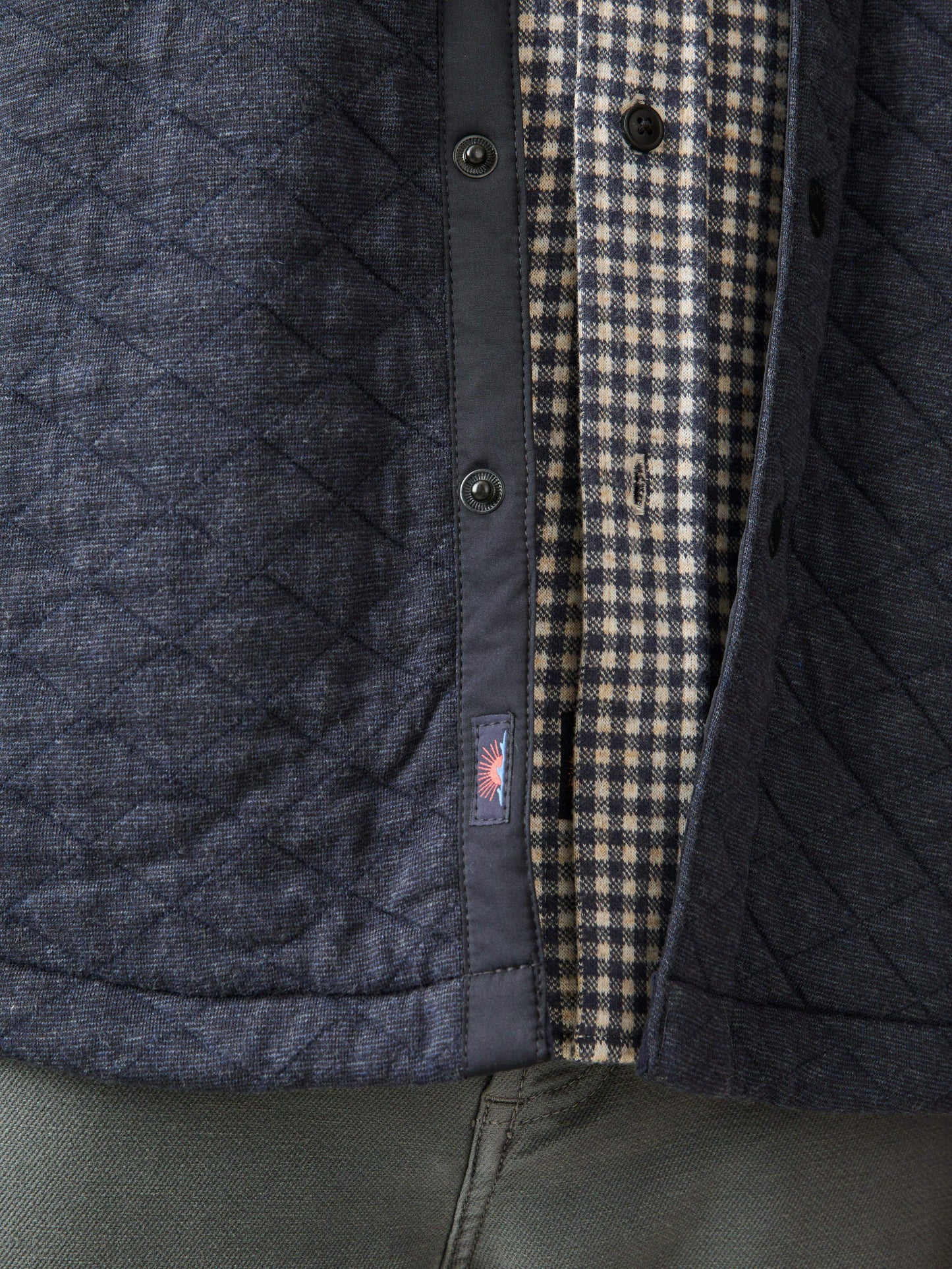 Epic Quilted Fleece CPO - Navy Melange