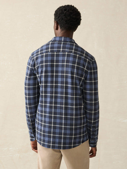Legend™ Sweater Shirt - Blue Winds Plaid