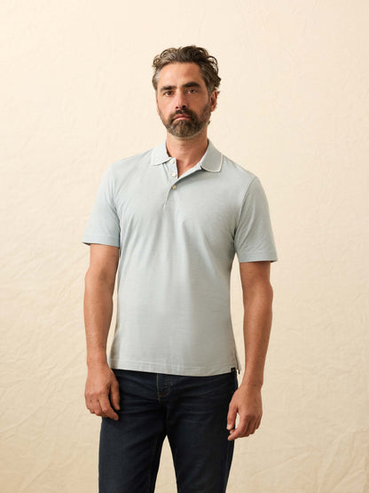 Short-Sleeve Movement™ Pique Polo - Huron Blue Melange
