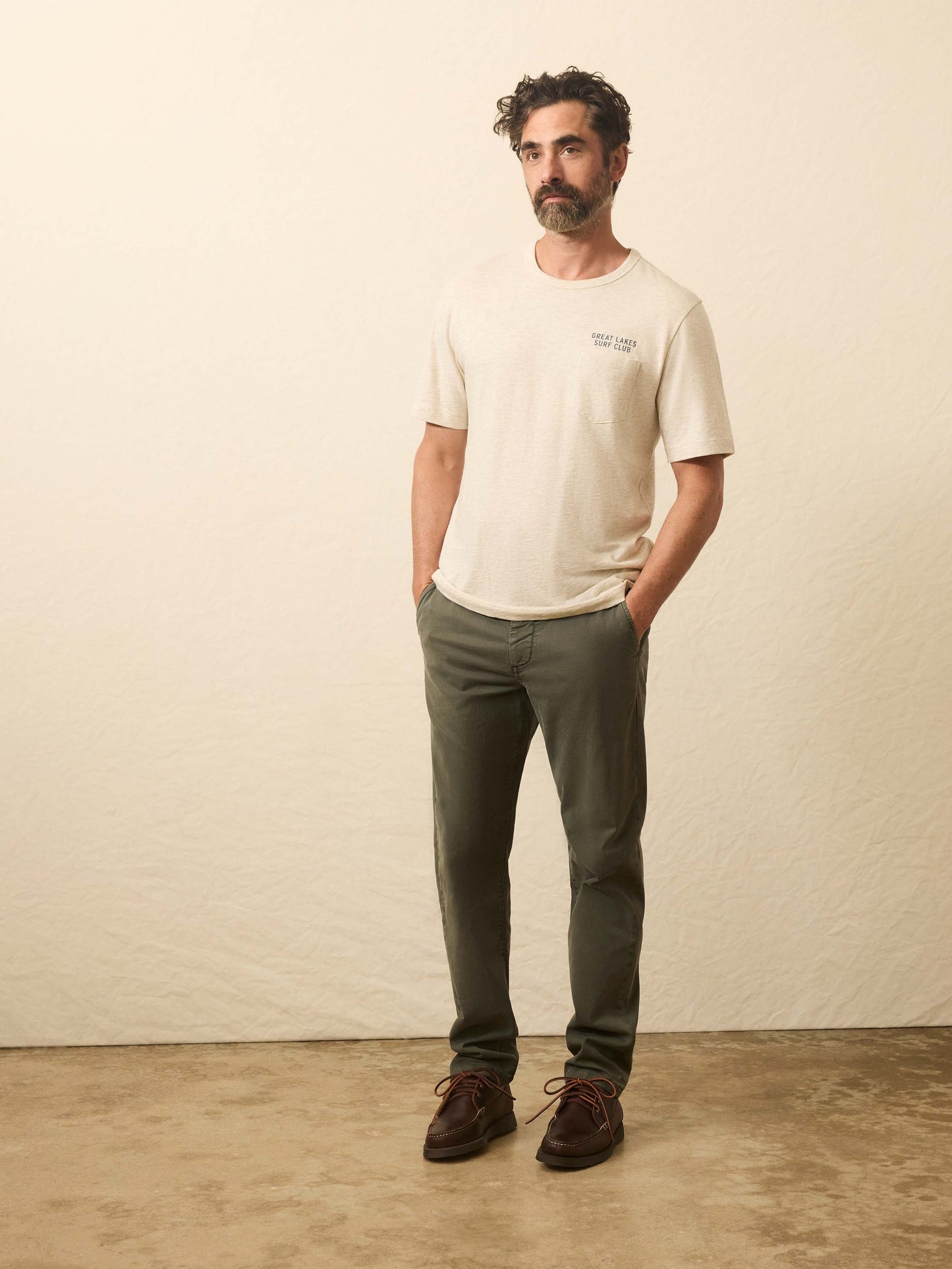 Sunwashed Regenerative Graphic Tee - Island Dune Heather