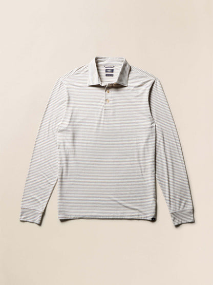 Long-Sleeve Movement™ Polo - Logan Creek Stripe