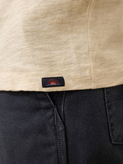 Nazare Sunwashed Tee - Island Dune Heather
