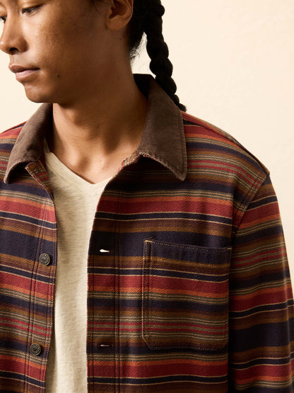 High Ridge Twill Studio Jacket - Night Time Fire Stripe