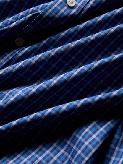The Movement™ Shirt - Navy Feather Gingham
