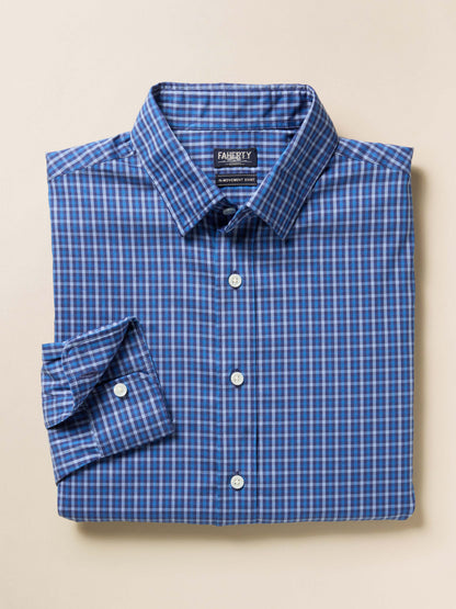 The Movement™ Shirt - Navy Feather Gingham