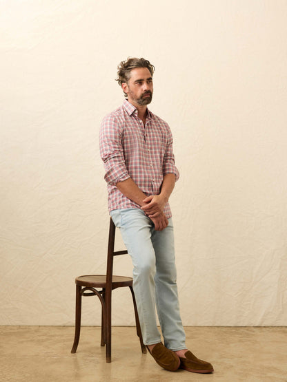 The Movement™ Shirt - Red Charcoal Plaid