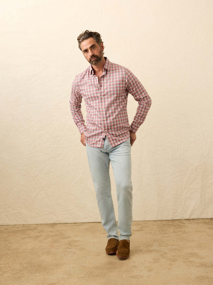 The Movement™ Shirt - Red Charcoal Plaid
