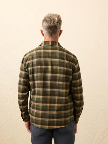 Heirloom Portuguese Flannel Shirt - Garret Verde Plaid