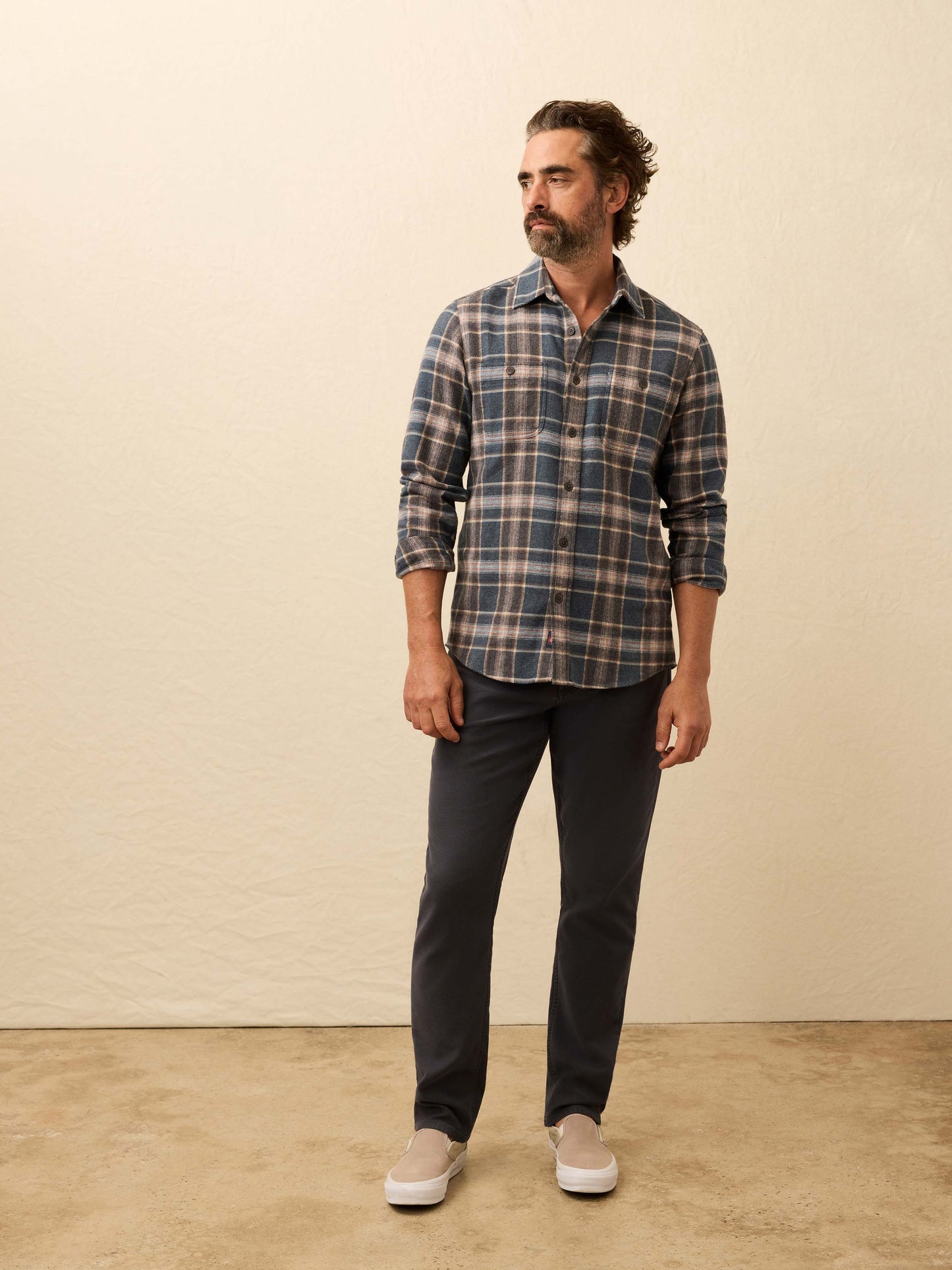 Heirloom Portuguese Flannel Shirt - Santa Cruz Plaid