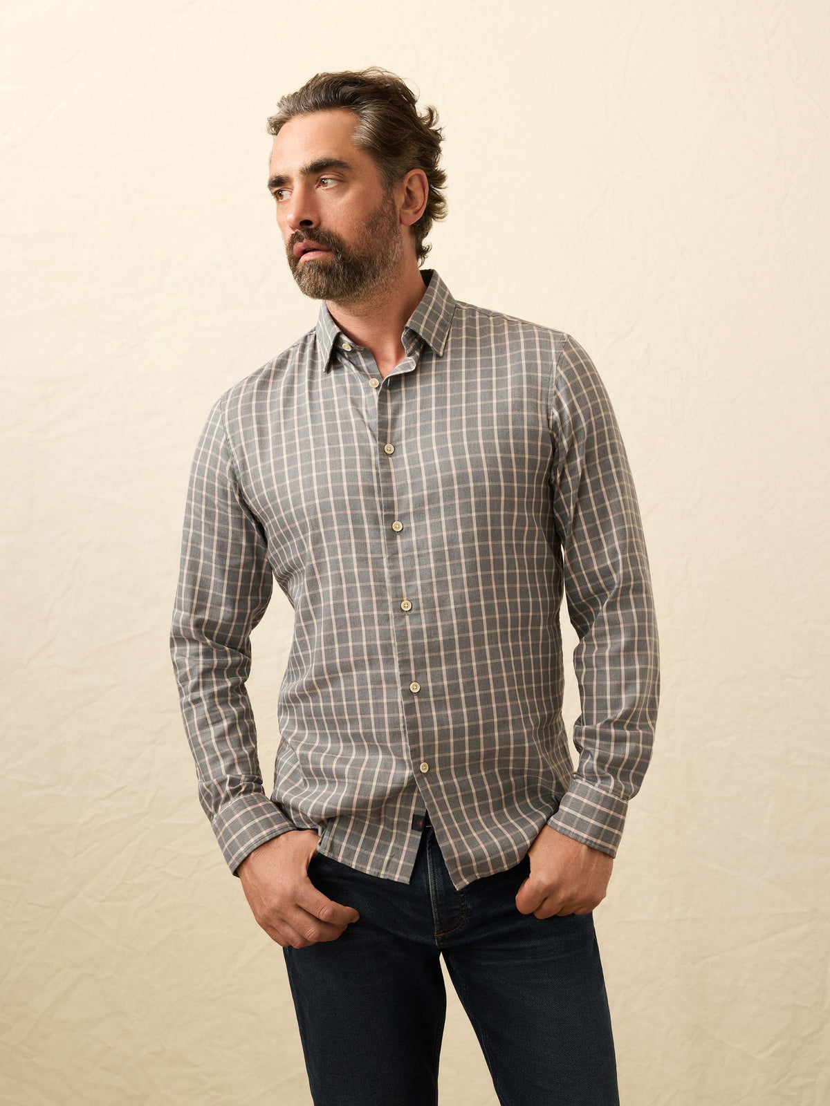 Movement™ Monterey Shirt - Cherry Wood Plaid