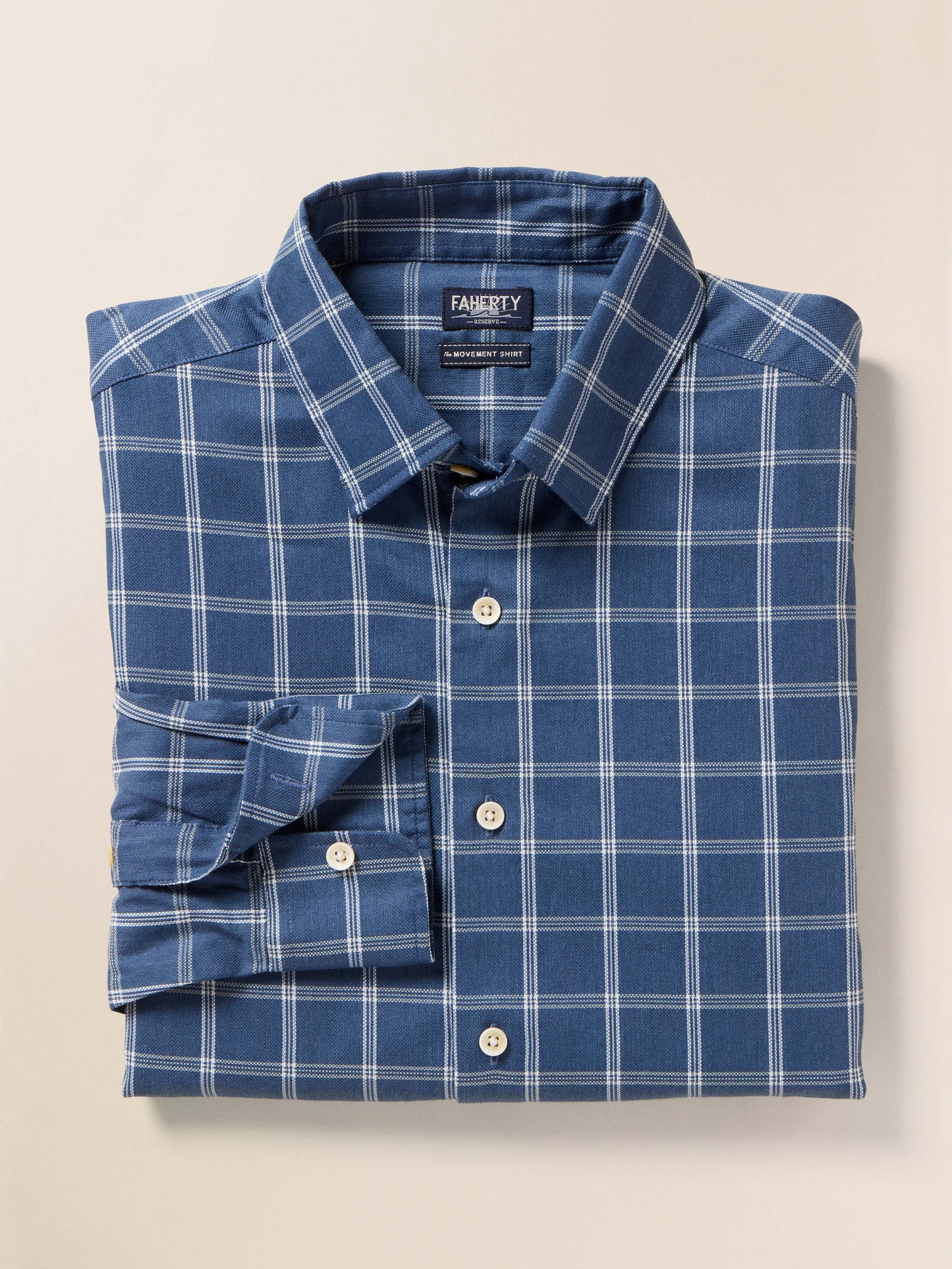 Movement™ Monterey Shirt - Midnight Cloud Plaid