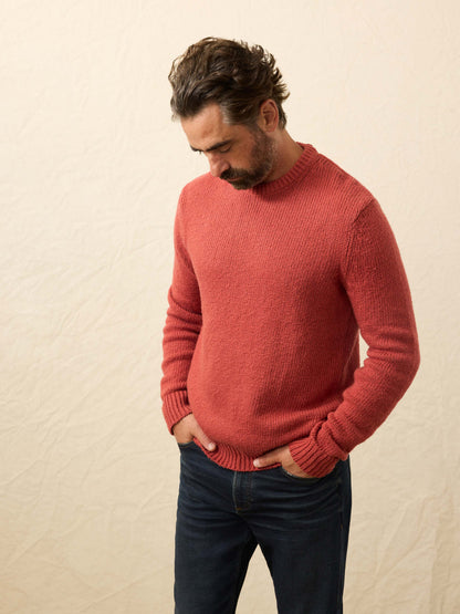 Heirloom Crewneck Sweater - Eclipse Red