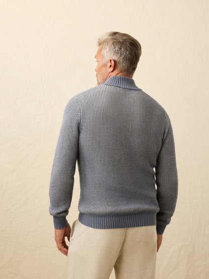 Quarter Button Sweater - Port Huron