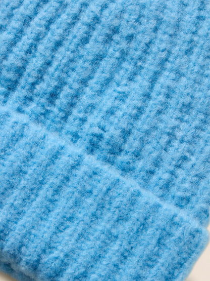 Alpaca Cozy Beanie - Lake Blue