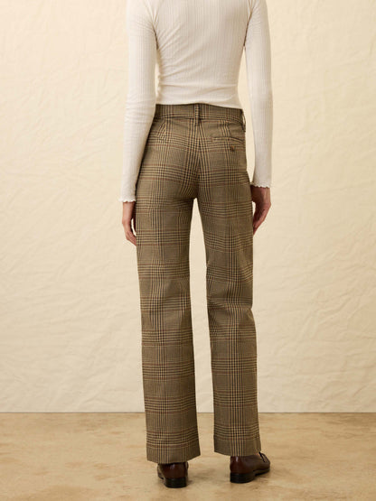 Twill Tide Slim Straight Pant - Wildwood Plaid