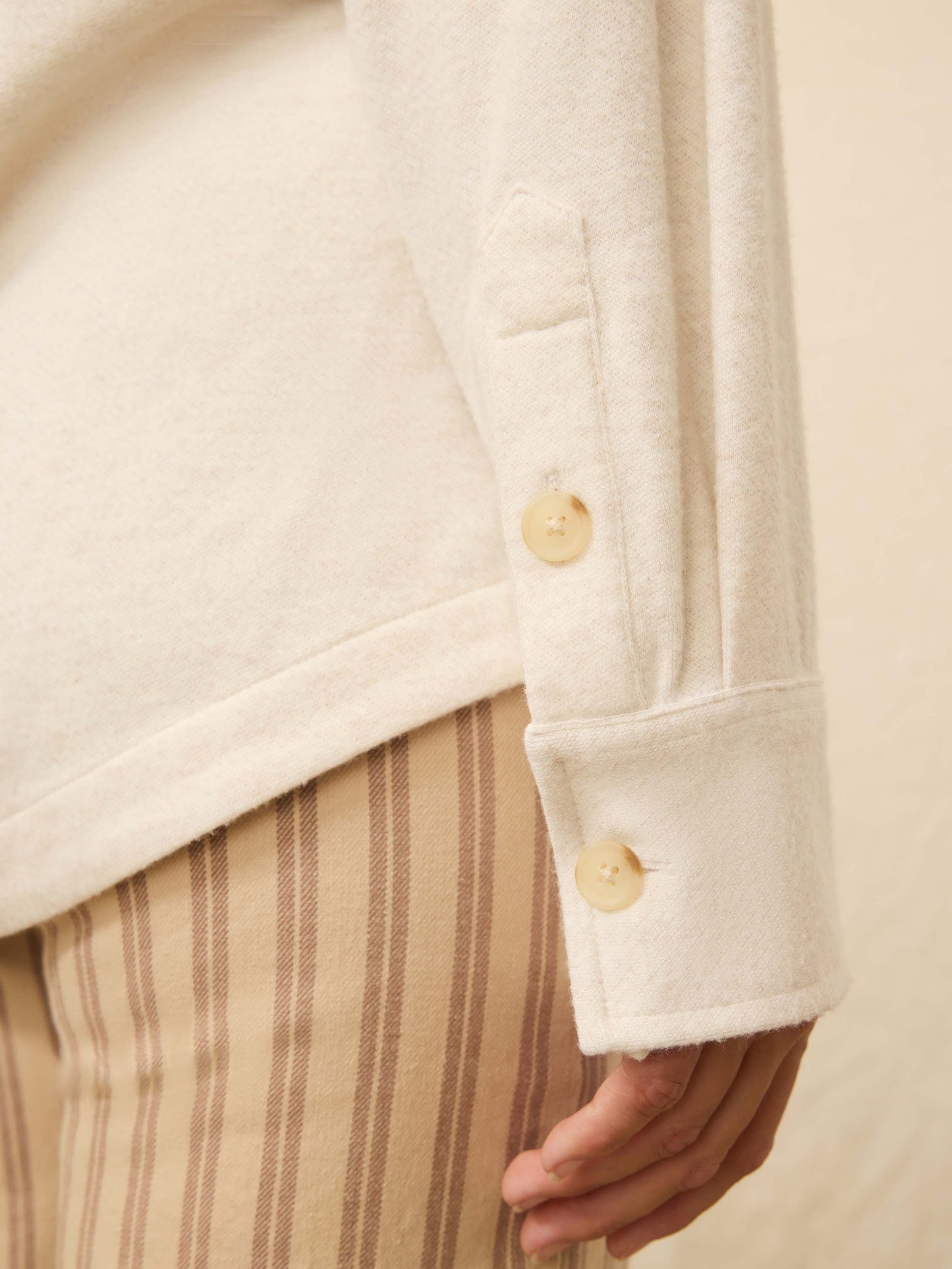 Legend™ Sweater Overshirt - Off White