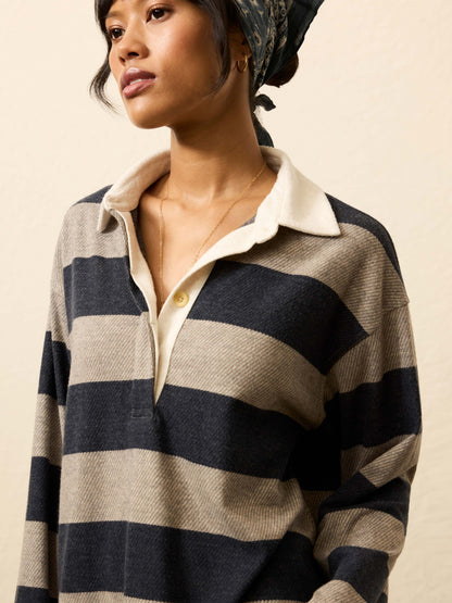 Legend™ Sweater Rugby Popover - Navy Rugby