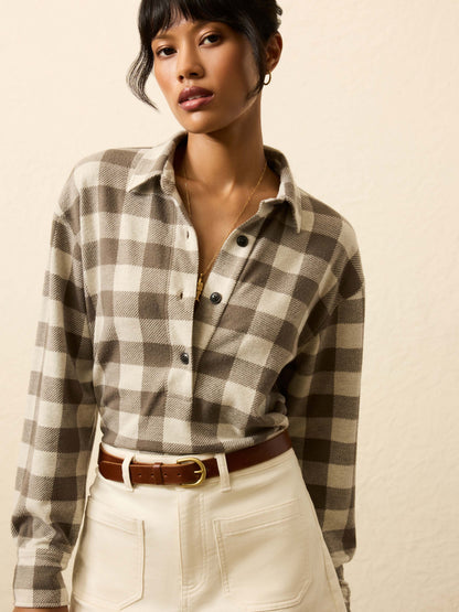 Legend™ Sweater Classic Popover - Brown Oat Buffalo