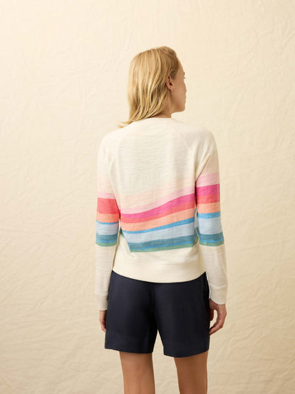 Sunwashed Organic Crewneck - Sun Spritz Soleil
