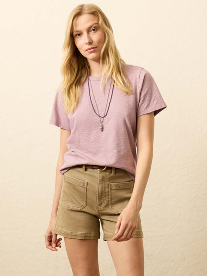 Sunwashed Regenerative Tee - Twilight Plum
