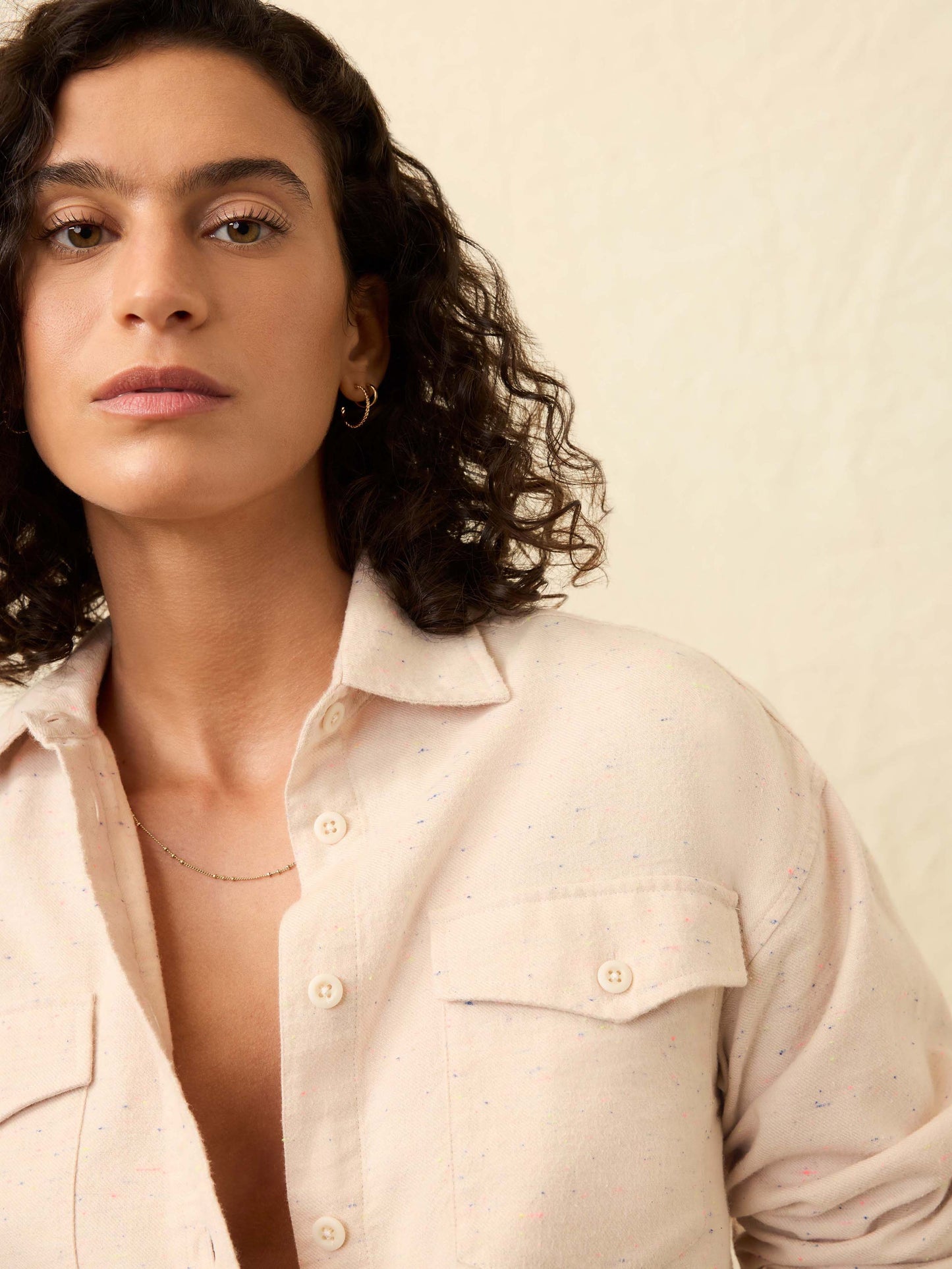 The Heirloom Portuguese Flannel Overshirt - Dune Nep