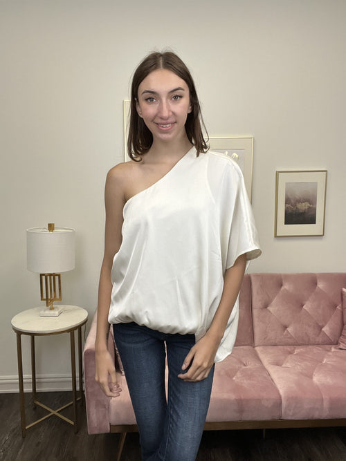Prove Them Wrong Women's Glam One Shoulder Top