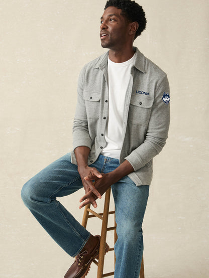 University Of Connecticut Legend™ Sweater Shirt - Fossil Grey Twill