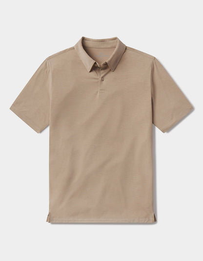 LuxeJersey Polo in Fawn