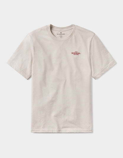 Flag Tee in Sand