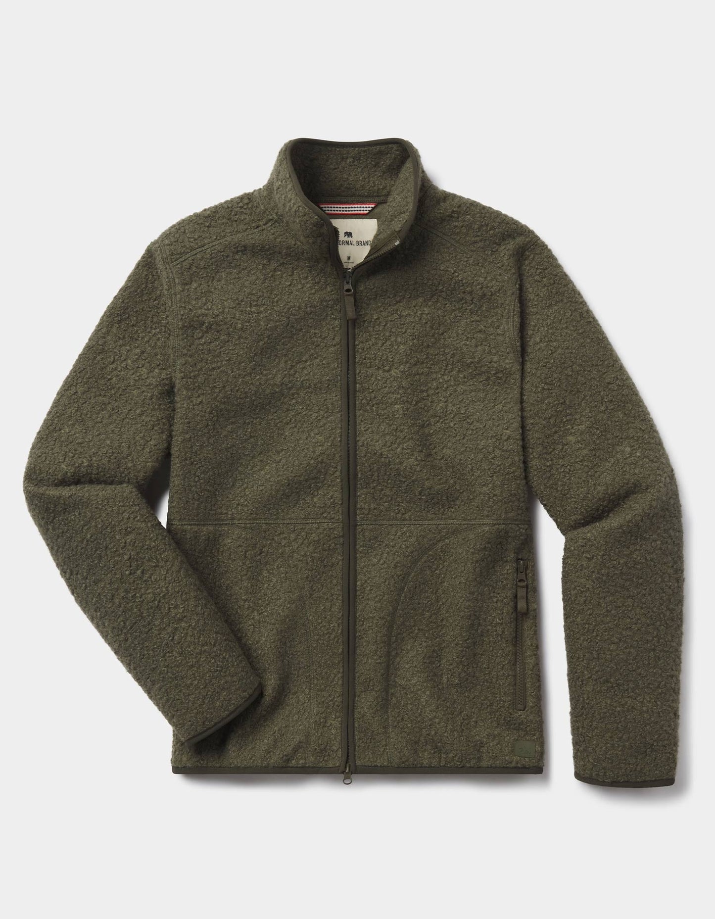 Highland Fleece Full Zip in Dusty Olive